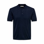 Tricou Polo cu Mânecă Scurtă Bărbați Only & Sons Onswyler Life Reg 14 Ss Knit Stormy