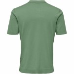 Tricou Polo cu Mânecă Scurtă Bărbați Only & Sons Onswyler Life Reg 14 Ss Knit Verde