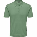 Tricou Polo cu Mânecă Scurtă Bărbați Only & Sons Onswyler Life Reg 14 Ss Knit Verde