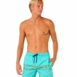 Costum de Baie Bărbați Rip Curl Framed Volley Update Verde Apă