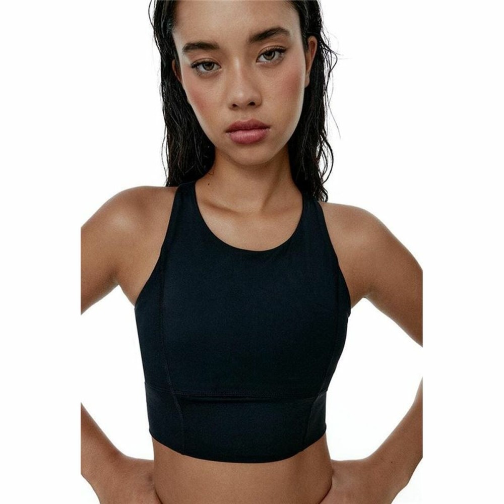 Top Sport de Damă Black Limba Diardi Negru