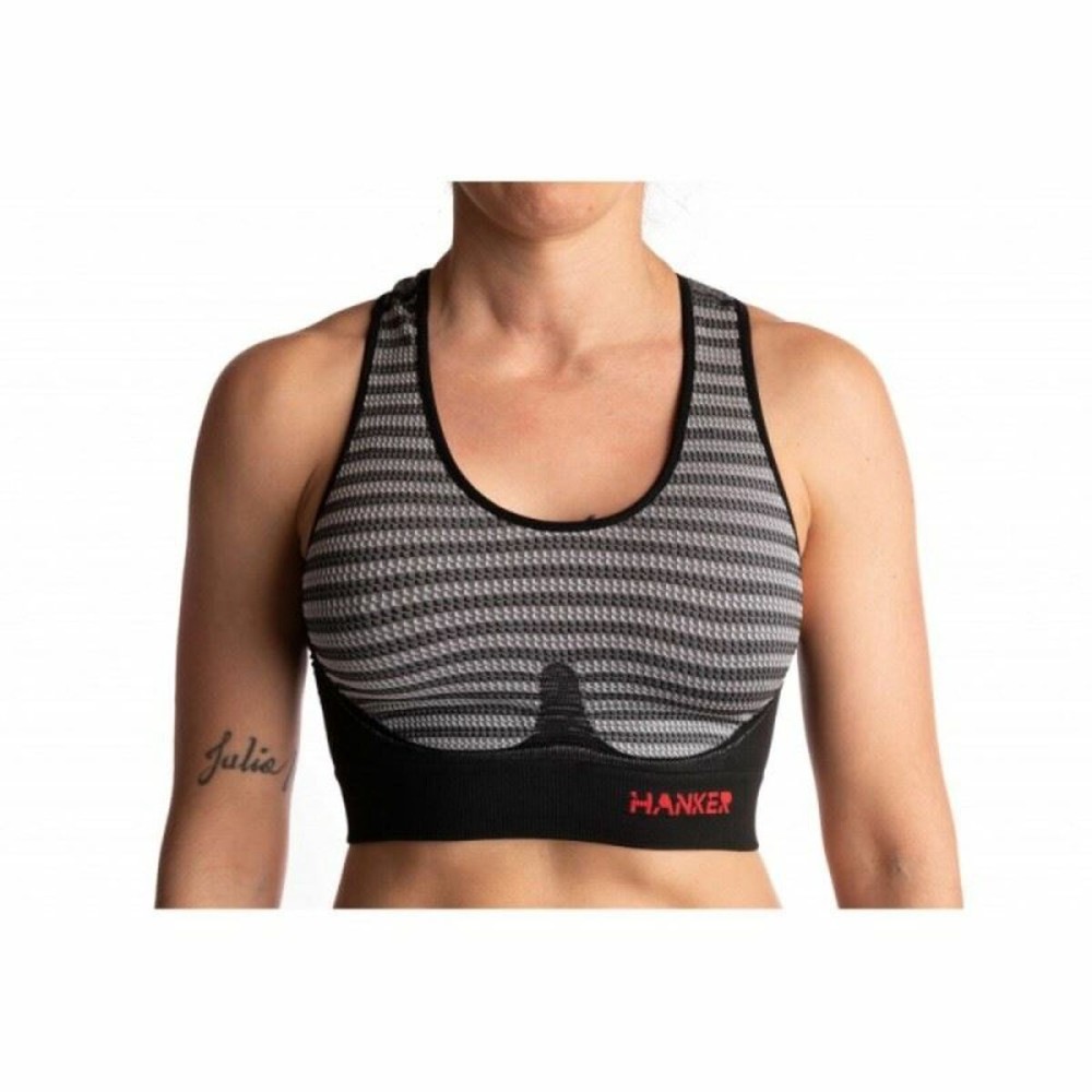 Top Sport de Damă Hanker Cane  Gri Running