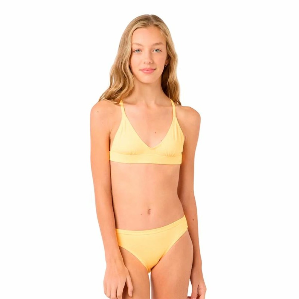 Bikiniul-Chilot Pentru Fete Rip Curl Peachy  Galben