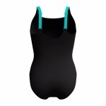 Costum de Baie Femei Speedo Shaping Solid Splice Negru