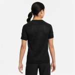 Tricou cu Mânecă Scurtă pentru Copii Nike Dri-Fit Academy Girls Negru