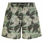 Costum de Baie Bărbați O'Neill Cali Floral 16'' Verde Măslină
