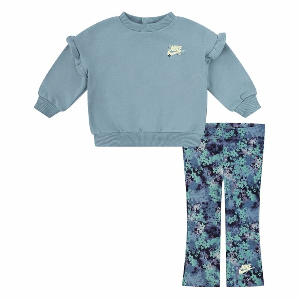 Set Sport pentru Copii Nike Fresh Cut Dolman Ruffle Albastru