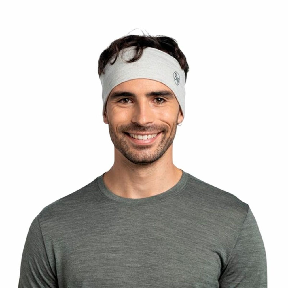 Bandă Sport pentru Cap Buff Solid Cloud Gri