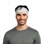 Bandă Sport pentru Cap Buff Solid Cloud Gri