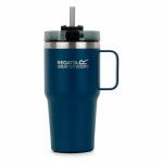 Pahar cu Pai Regatta Thermo Insulated Mug Albastru închis 600 ml Oțel inoxidabil