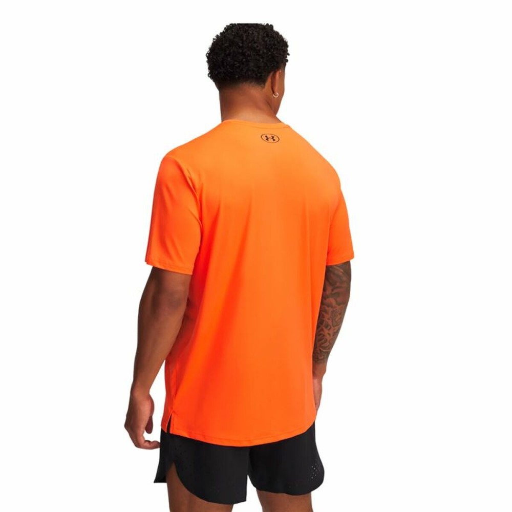 Tricou cu Mânecă Scurtă Bărbați Under Armour Vanish Energy Portocaliu (XL)