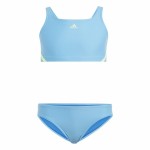 Bikiniul-Chilot Pentru Fete Adidas 3 Bandas Albastru