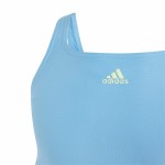 Bikiniul-Chilot Pentru Fete Adidas 3 Bandas Albastru