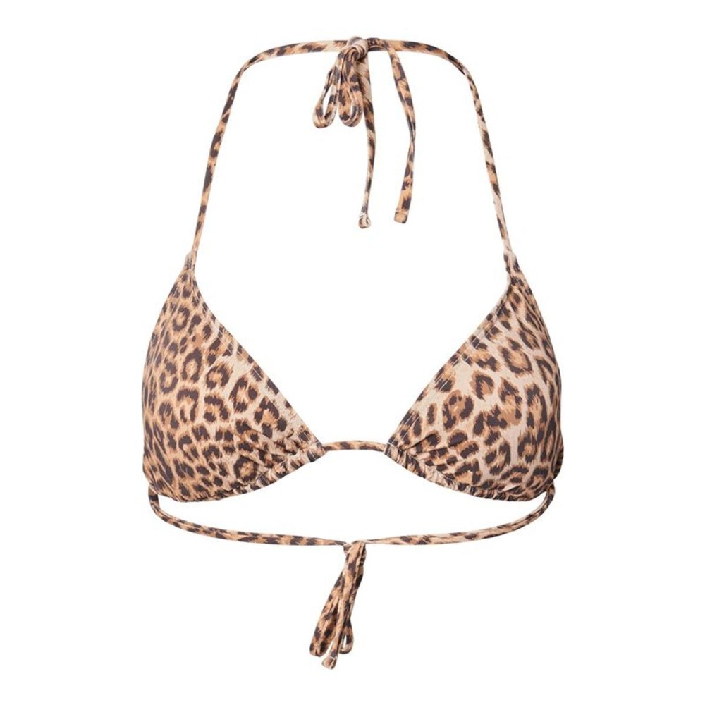 Bikini Pieces Pcbaomi Triangle Top Bc Leo Bej Leopard