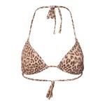 Bikini Pieces Pcbaomi Triangle Top Bc Leo Bej Leopard