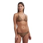 Bikini Pieces Pcbaomi Triangle Top Bc Leo Bej Leopard