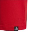 Tricou cu Mânecă Scurtă pentru Copii Adidas Camo Linear 11-12 ani Roșu