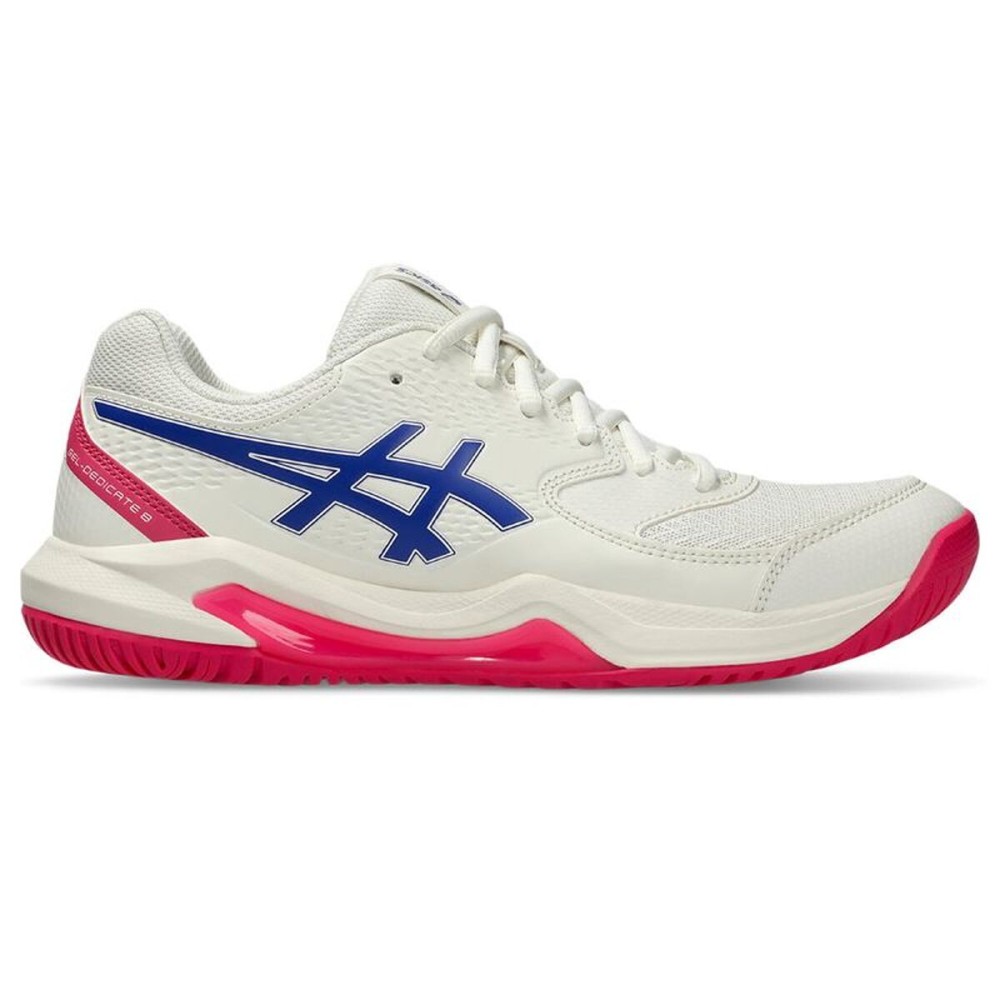 Încălțăminte de Tenis pentru Damă Asics Gel-Dedicate 8 Alb