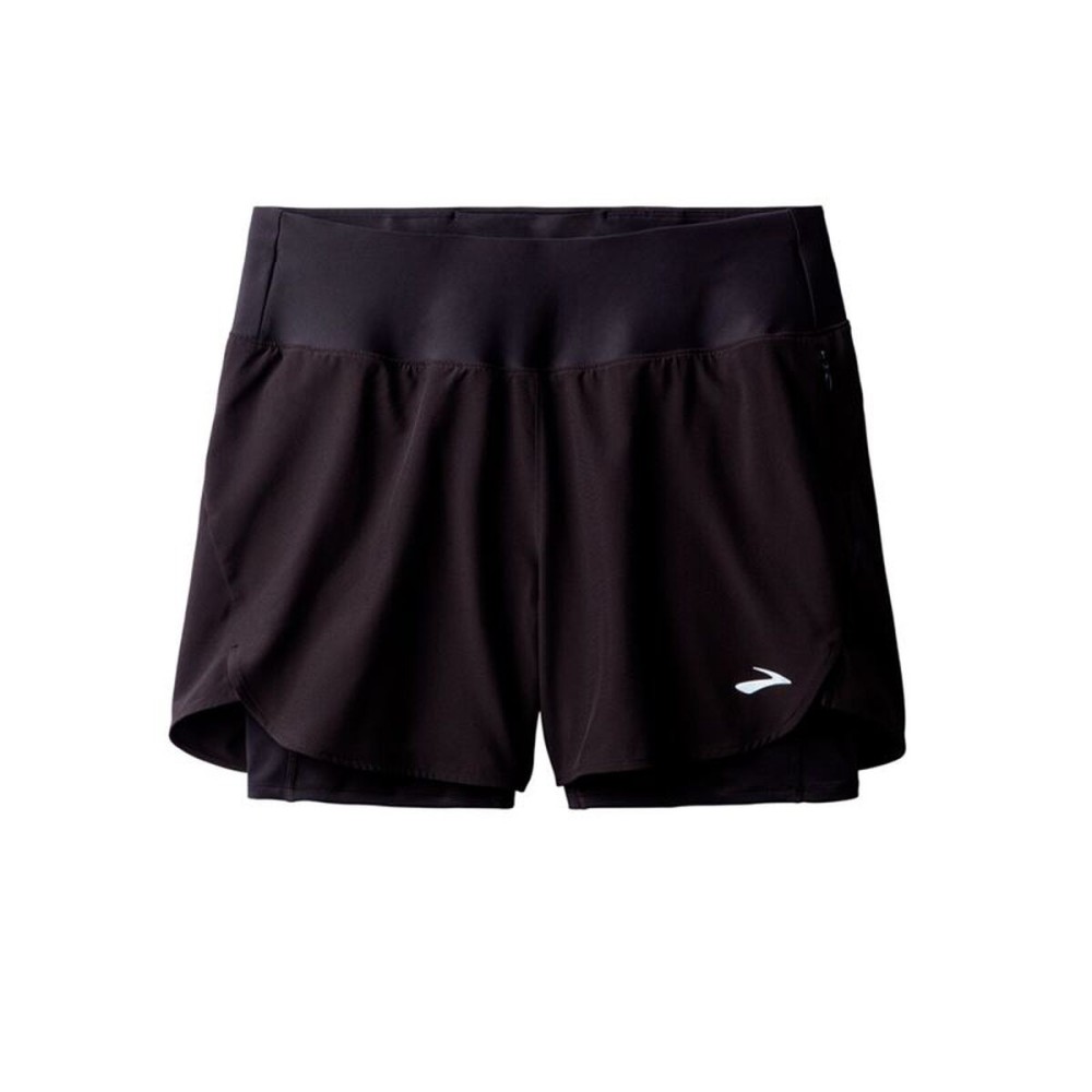 Pantaloni Scurți Sport pentru Damă Brooks Chaser 5" 2-In-1 20 Negru