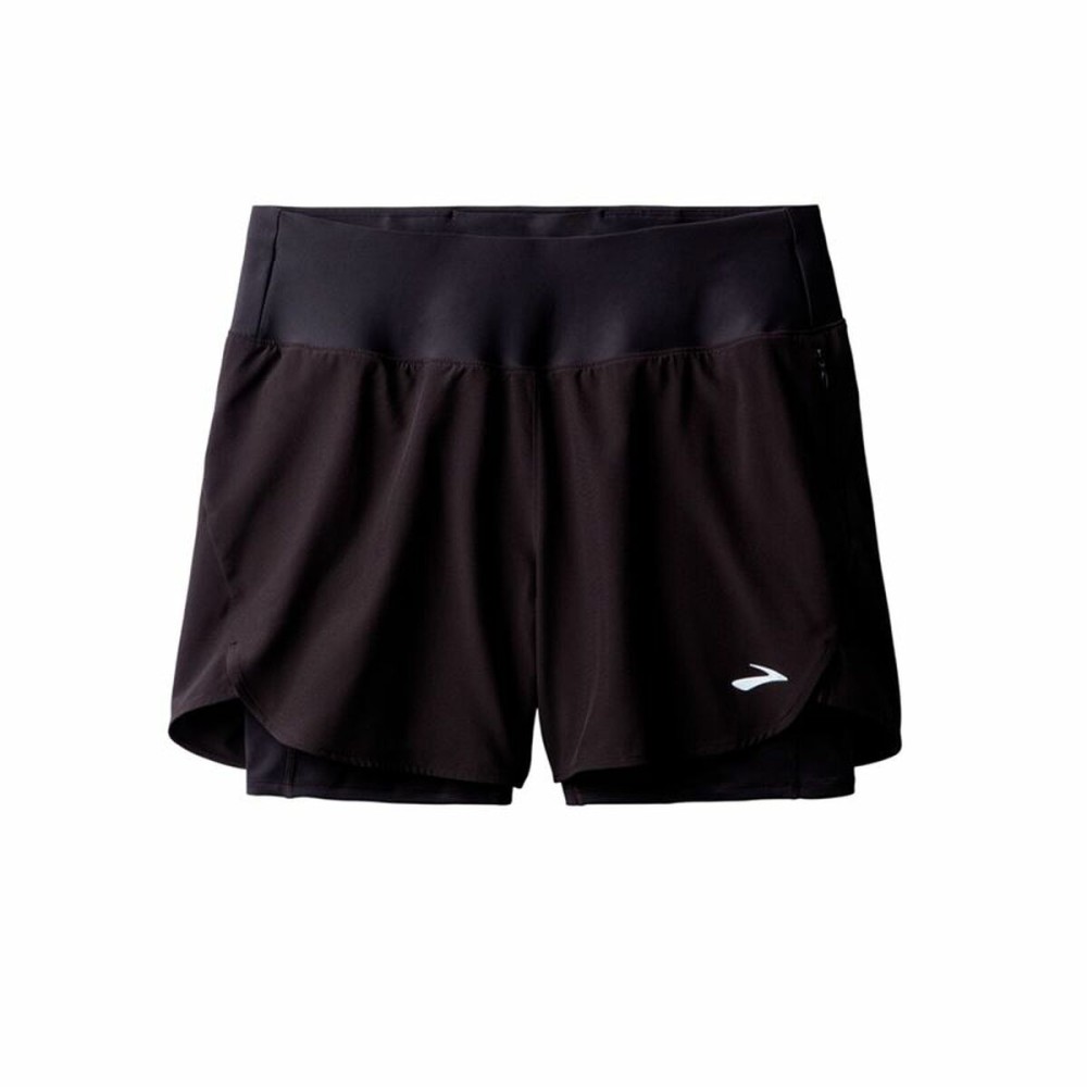 Pantaloni Scurți Sport pentru Damă Brooks Chaser 5" 2-In-1 20 Negru