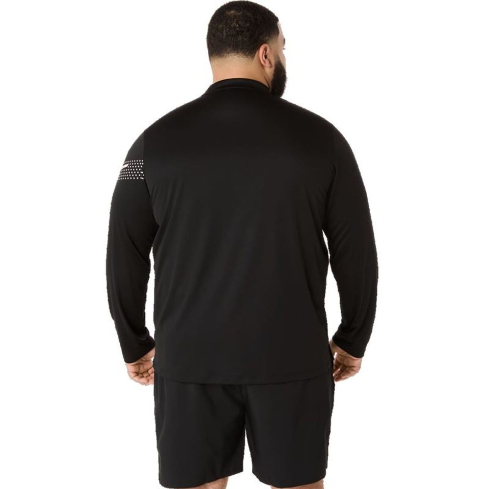 Tricou cu Mânecă Lungă Bărbați Asics Icon Negru