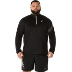 Tricou cu Mânecă Lungă Bărbați Asics Icon Negru