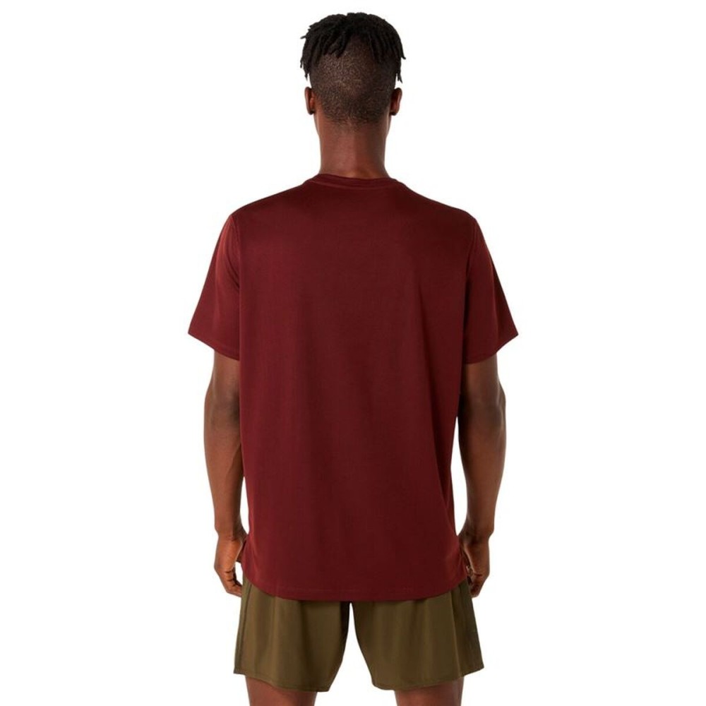 Tricou cu Mânecă Scurtă Bărbați Asics Core Roșu Închis