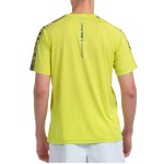 Tricou cu Mânecă Scurtă Bărbați Bullpadel Badan Galben Padel