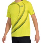 Tricou cu Mânecă Scurtă Bărbați Bullpadel Beque Galben Padel