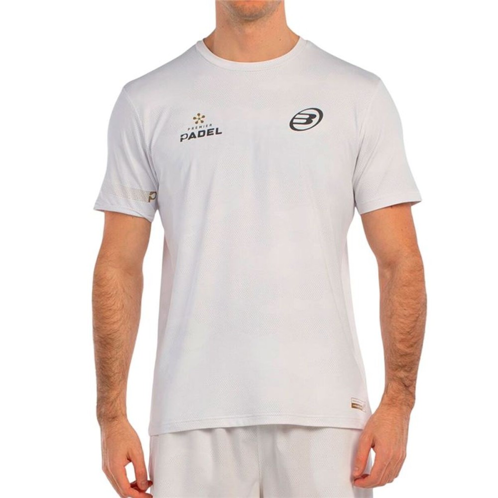 Tricou cu Mânecă Scurtă Bărbați Bullpadel Bizme 012 Alb Padel