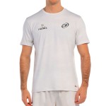 Tricou cu Mânecă Scurtă Bărbați Bullpadel Bizme 012 Alb Padel
