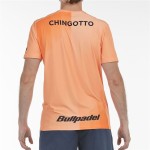 Tricou cu Mânecă Scurtă Bărbați Bullpadel Chingotto 25V Portocaliu Padel