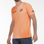 Tricou cu Mânecă Scurtă Bărbați Bullpadel Chingotto 25V Portocaliu Padel