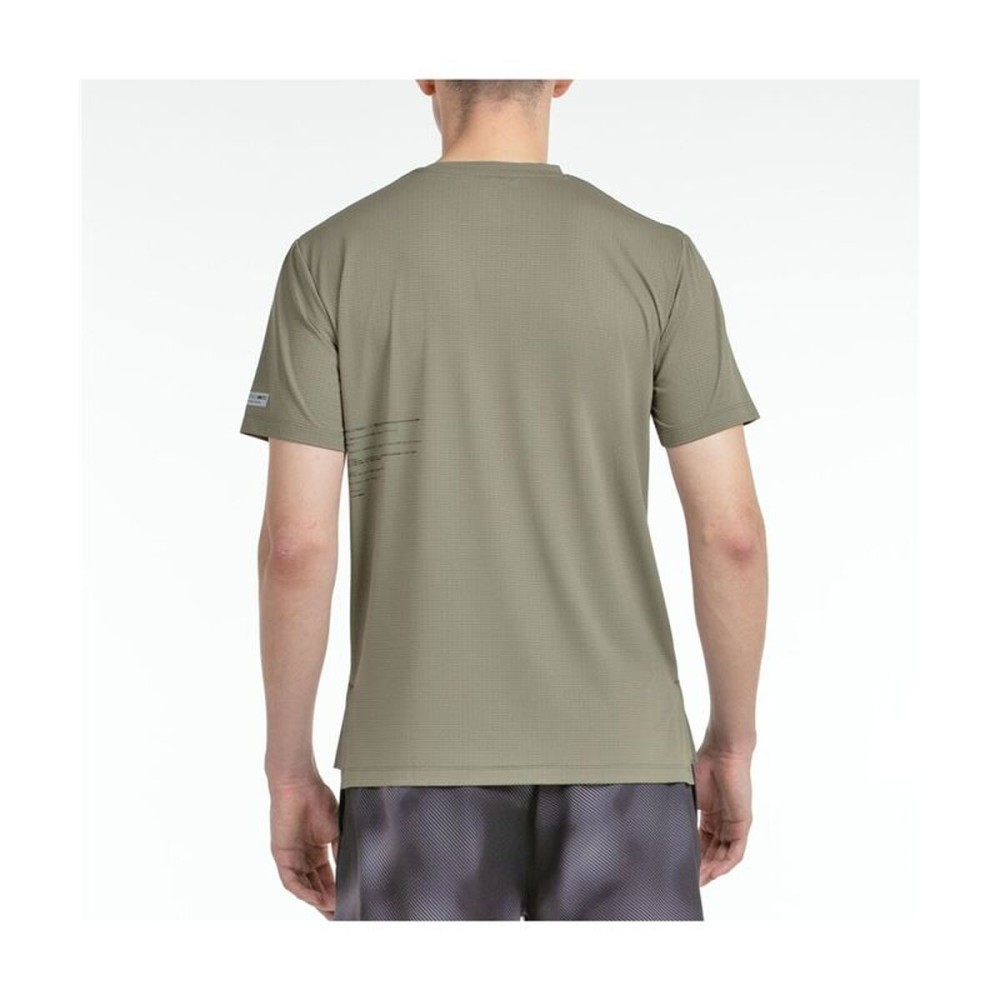 Tricou cu Mânecă Scurtă Bărbați Bullpadel Monda Măslină Padel