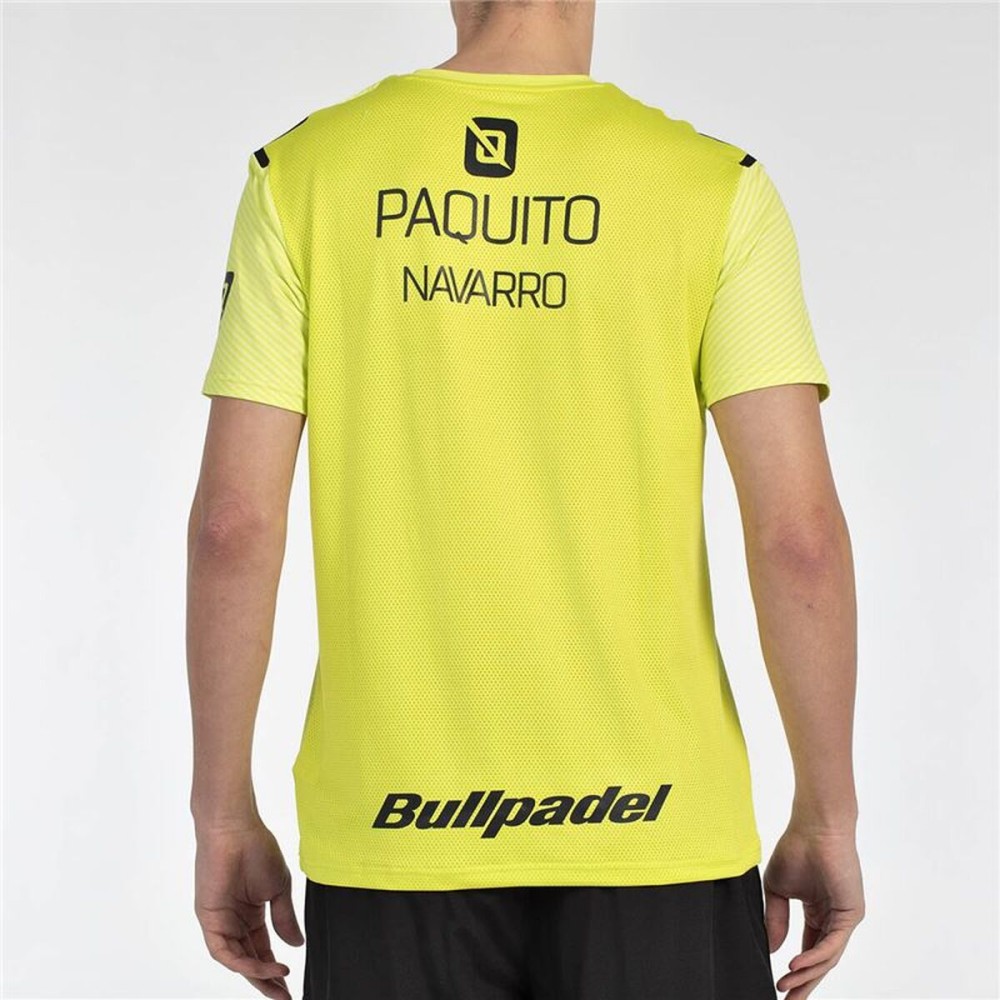 Tricou cu Mânecă Scurtă Bărbați Bullpadel Paquito 25V Galben Padel