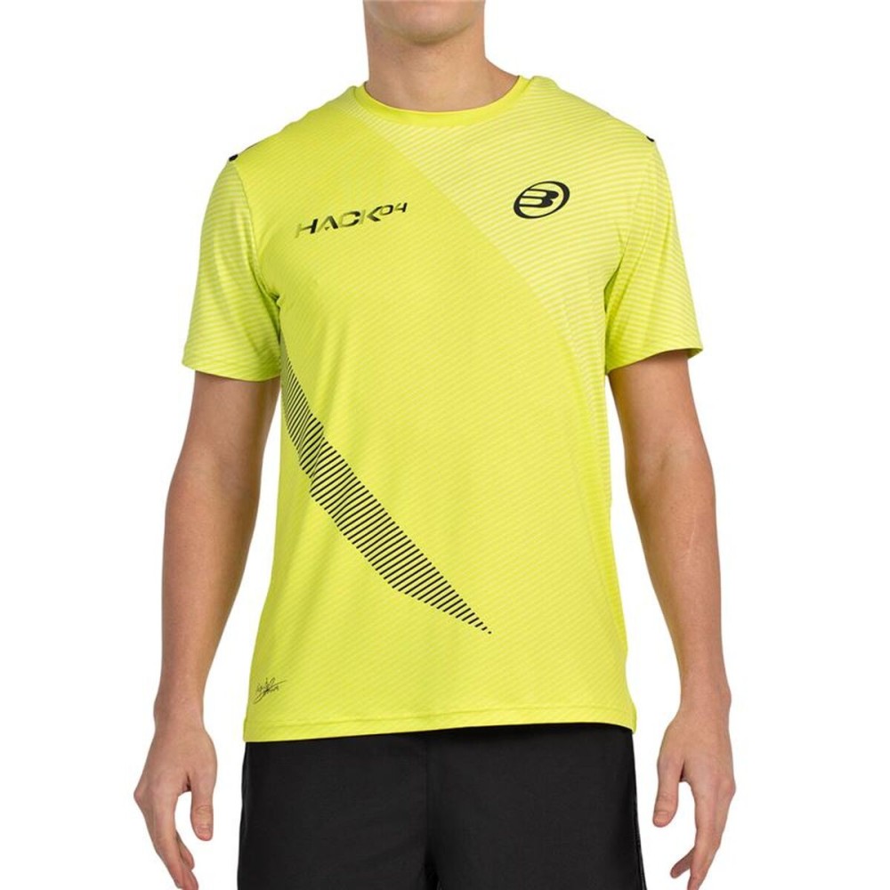 Tricou cu Mânecă Scurtă Bărbați Bullpadel Paquito 25V Galben Padel