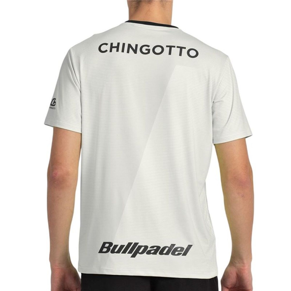 Tricou cu Mânecă Scurtă Bărbați Bullpadel Chingotto 25I 026 Gri deschis Padel
