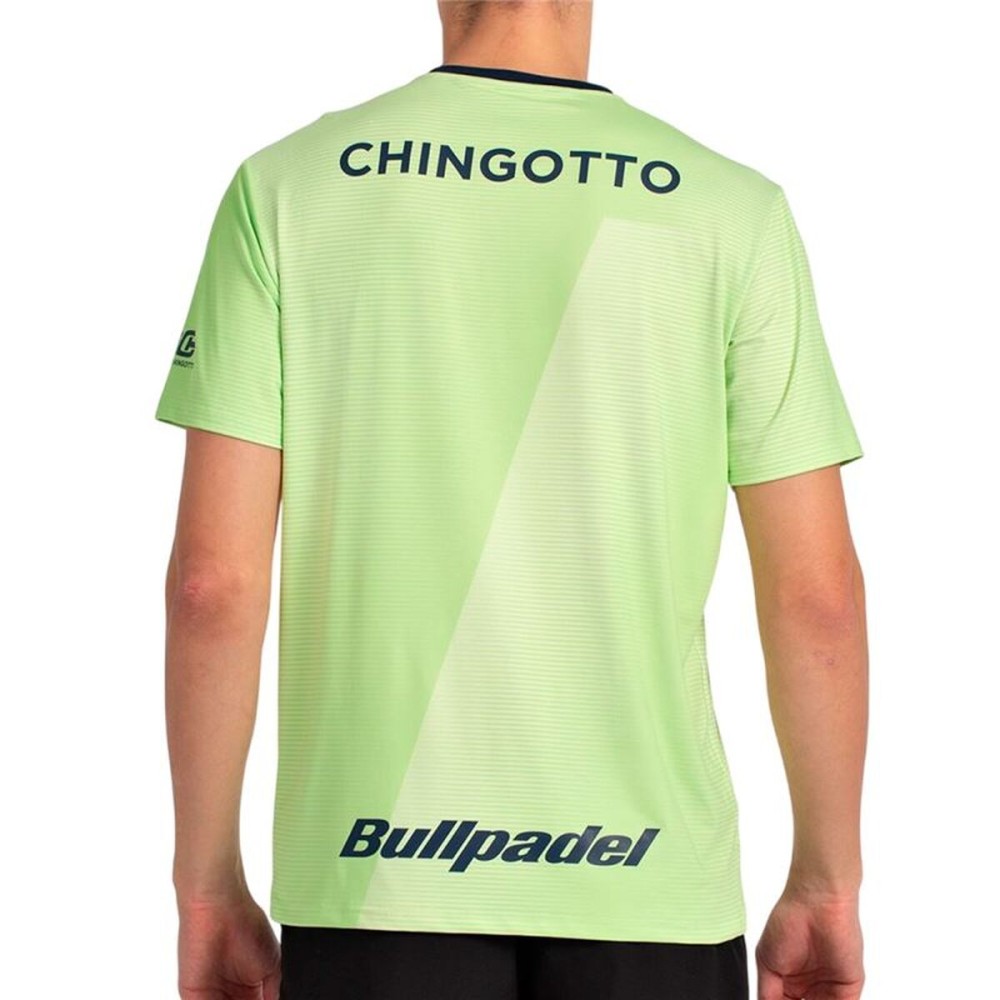 Tricou cu Mânecă Scurtă Bărbați Bullpadel Chingotto 25I 059 Verde lămâie Padel