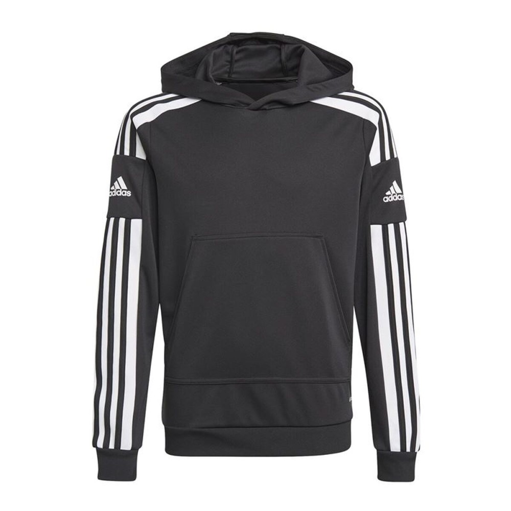 Hanorac cu Glugă Copii Adidas Sq21 Negru