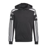 Hanorac cu Glugă Copii Adidas Sq21 Negru