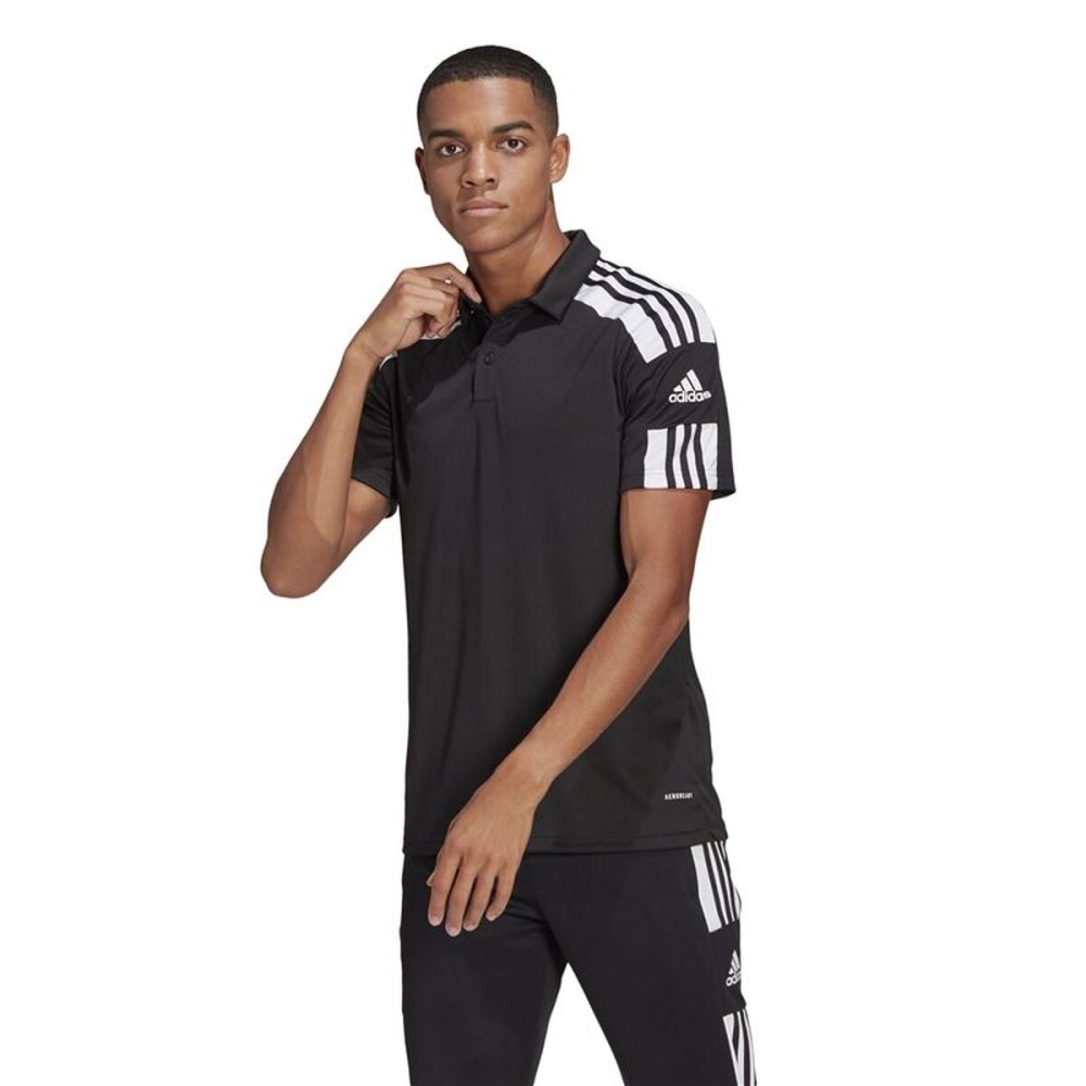 Tricou Polo cu Mânecă Scurtă Bărbați Adidas GK9556 Negru 3XL