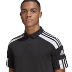 Tricou Polo cu Mânecă Scurtă Bărbați Adidas GK9556 Negru 3XL