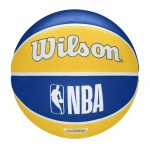 Minge de Baschet Wilson NBA Team Tribute Warriors Albastru 7 Cauciuc (Mărimea 7)