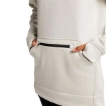 Hanorac fără Glugă Femei Burton Oak Long Pullover Hoodie Alb