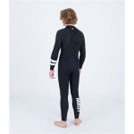 Neopren Hurley Advant 4/3 mm Back zip Negru