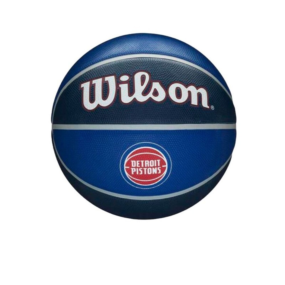 Minge de Baschet Wilson Nba Team Tribute Det Pistons Albastru Cauciuc (Mărimea 7)