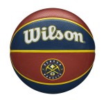 Minge de Baschet Wilson NBA Team Tribute Den Albastru 7 Cauciuc