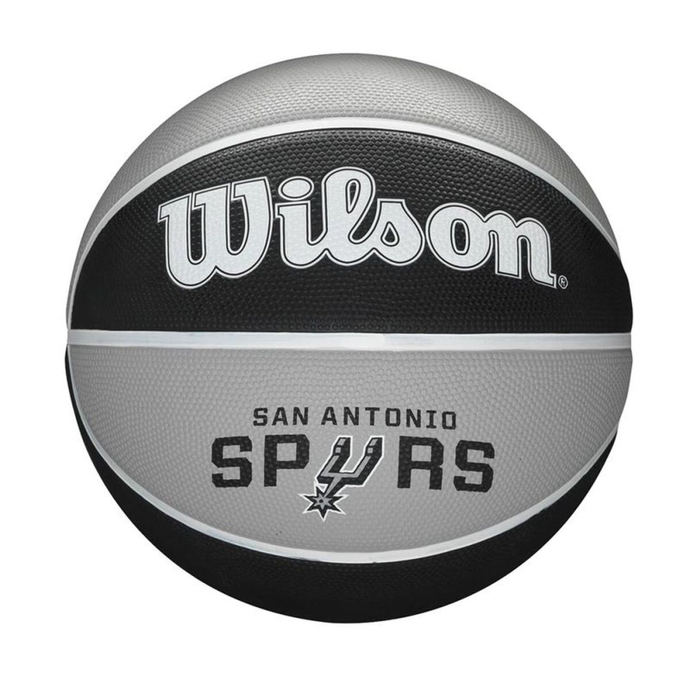 Minge de Baschet Wilson Nba Team Tribute San Spurs Negru Cauciuc