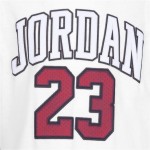 Tricou cu Mânecă Scurtă pentru Copii Jordan 95A088-001 Alb