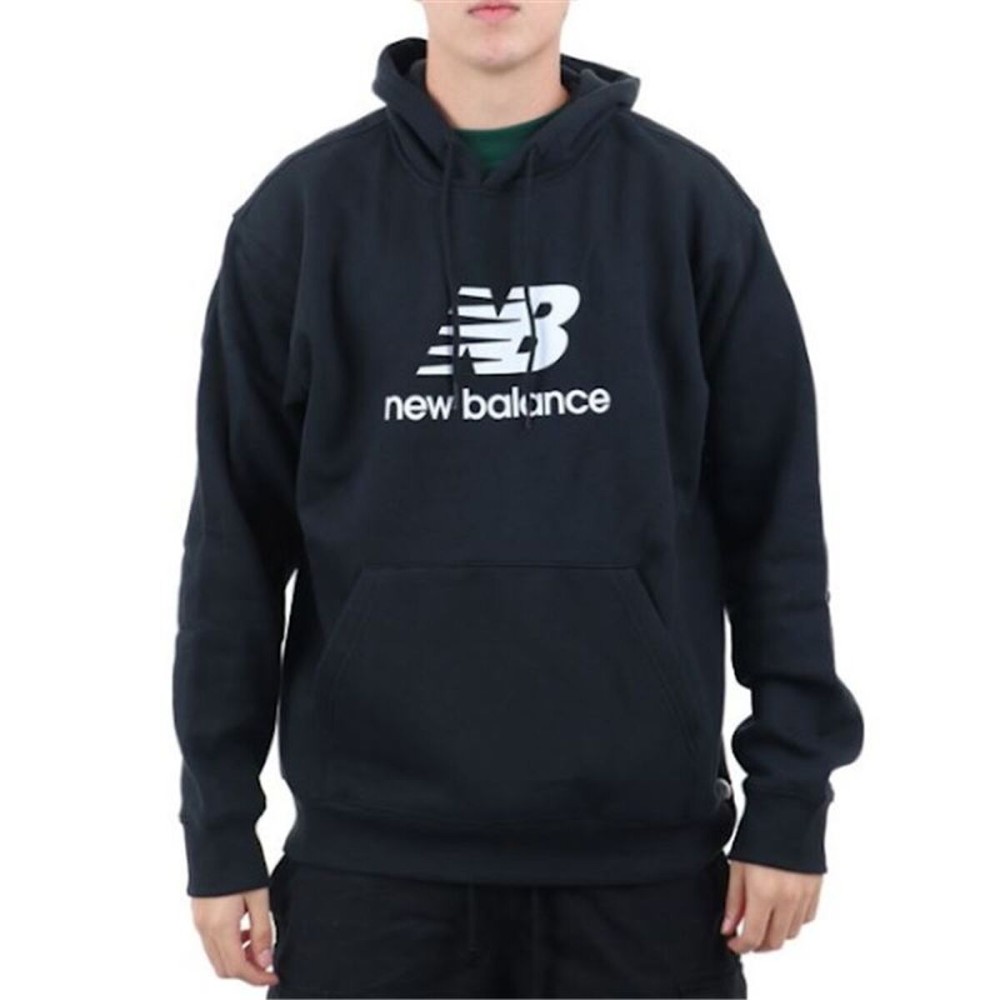 Hanorac cu Glugă Bărbați New Balance Sport Essentials Fleece Logo